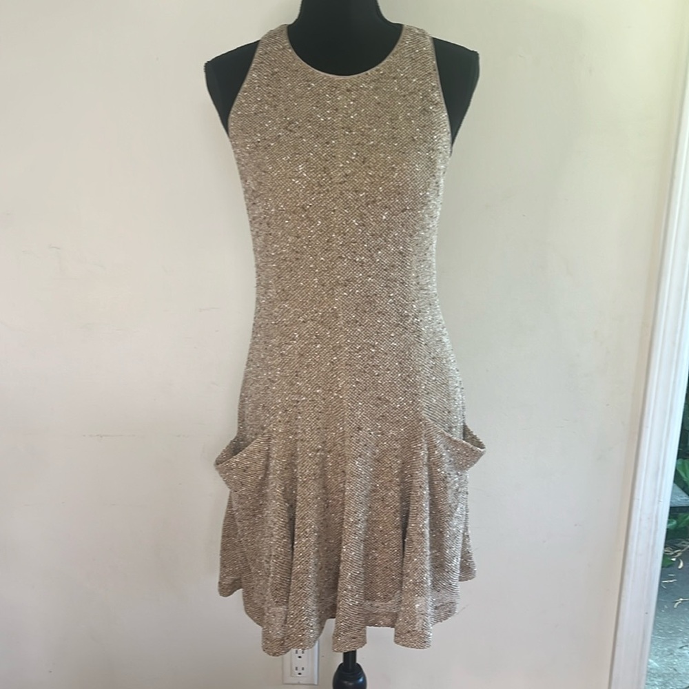 W118 By Walter Baker Georgia Dress In Beige